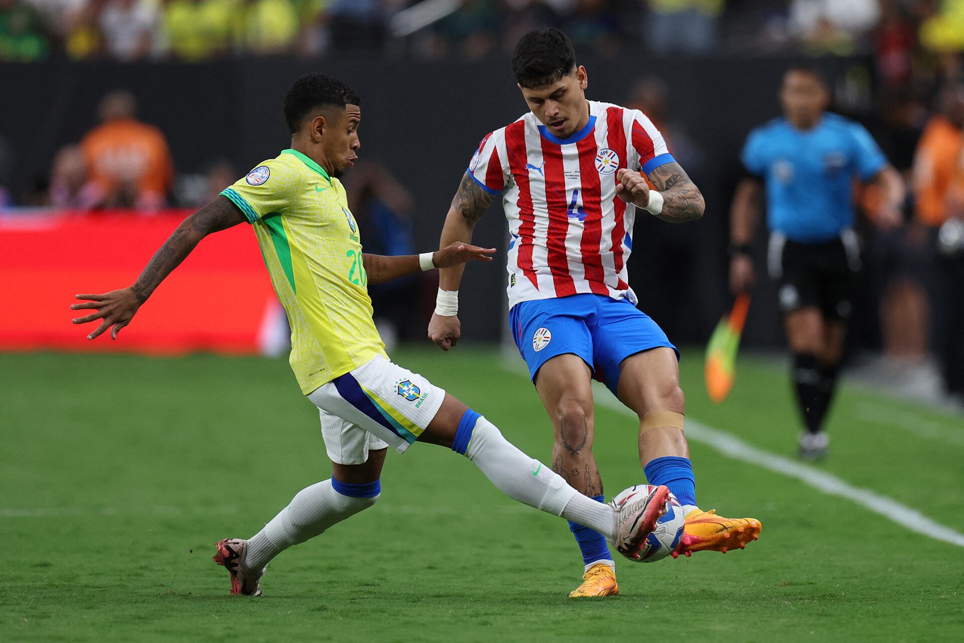 Copa América 2024 - Paraguay Brasil - Primer tiempo