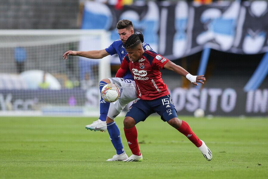 Millonarios enfrenta a Independiente Medellin por la fecha 1 de la Liga BetPlay 2024, en el estadio El Campin - crédito John Paz / Colprensa