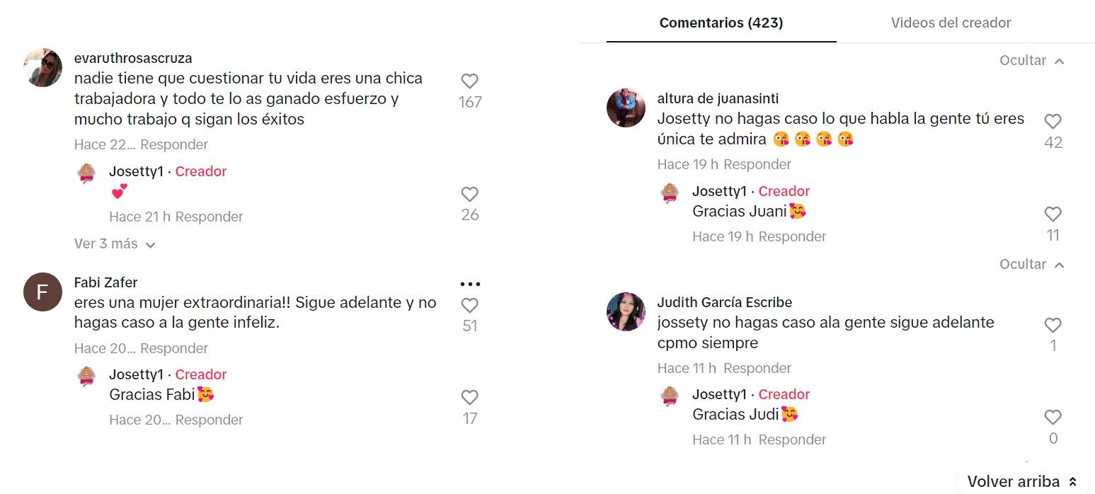 Josetty Hurtado responde a los detractores que critican sus ingresos económicos como influencer. Instagram