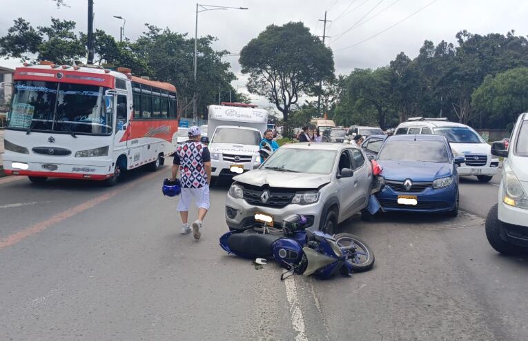 Siniestro vial en Kennedy, al sur de Bogotá - crédito Bogotá Tránsito