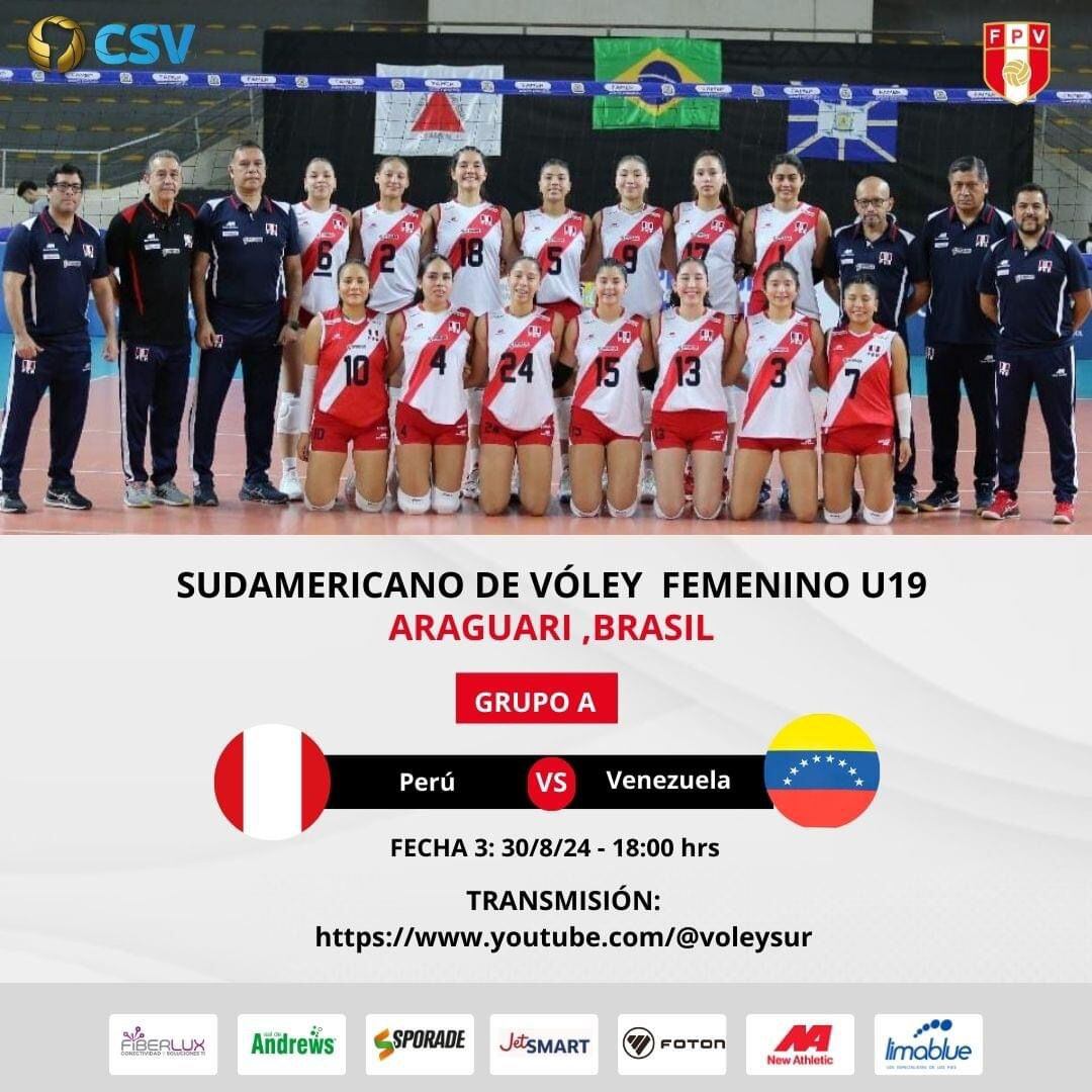 La FPV compartió información sobre su partido con Venezuela en el Sudamericano Sub 19.