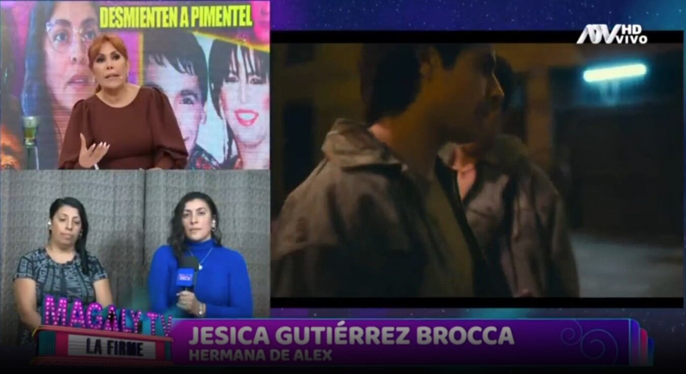 Hermanas de Alex Brocca aseguran desconocer su relación con Ernesto Pimentel y revelan cómo lo descubrieron. (Captura: Magaly TV La Firme)