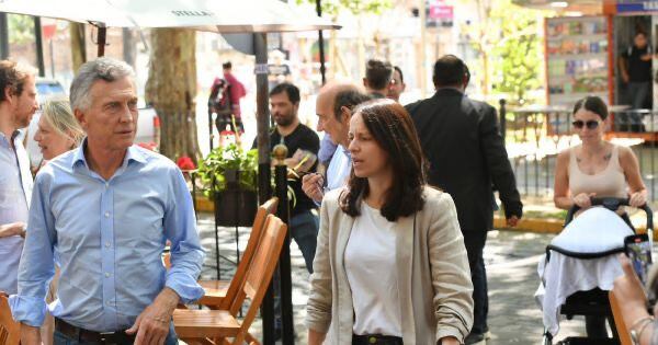 Macri junto a la intendenta de Vicente López, Soledad Martínez