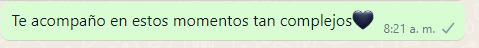 Este emoji se utiliza en contextos donde hay un sentimiento de perdida. (WhatsApp)