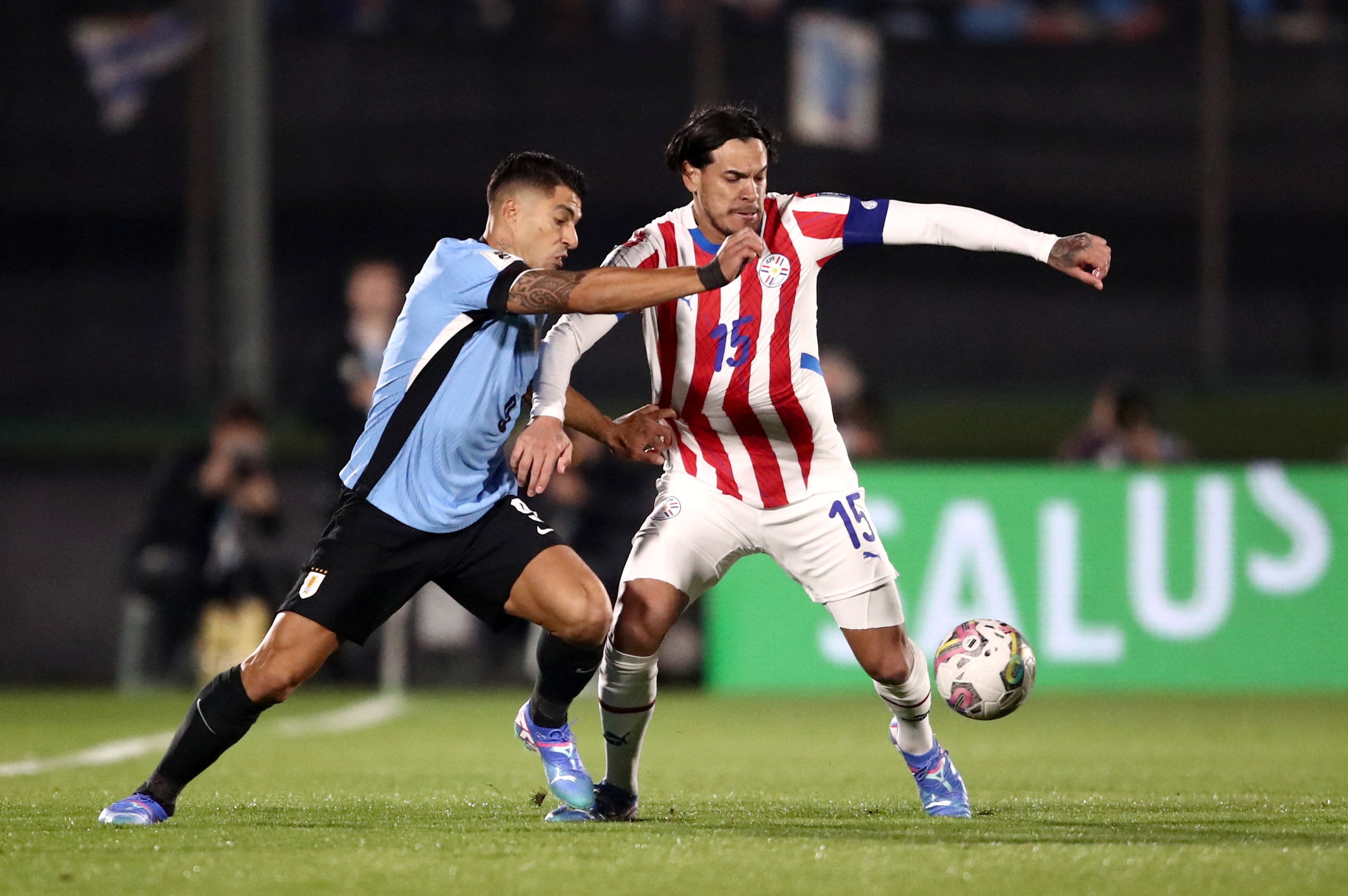 En el último partido de Luis Suárez con la Celeste, Uruguay empató 0-0 con Paraguay en Montevideo (REUTERS/Mariana Greif)