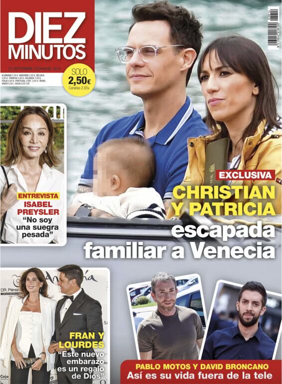 Portada de 'Diez Minutos' del 18 de septiembre de 2024.