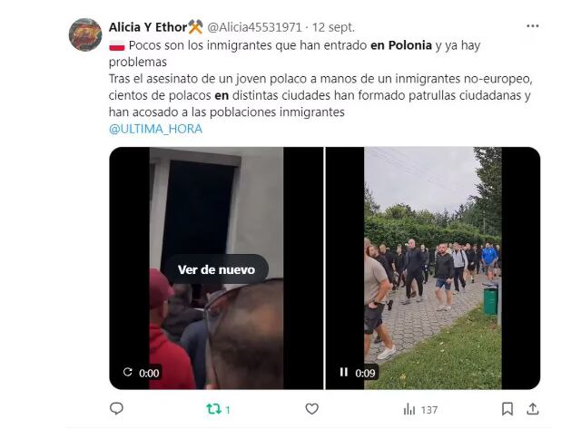 La riña en un parque local terminó con la captura de tres colombianos y un argentino inicialmente, luego del arresto de un cuarto colombiano horas después - crédito @U_trews/X