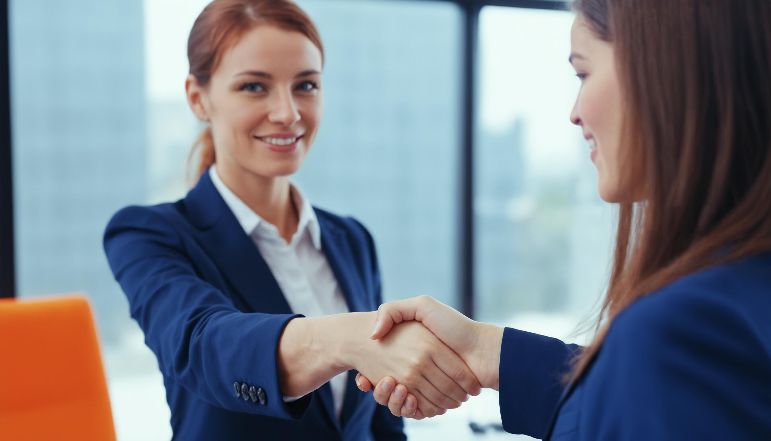 Imagen de liderazgo corporativo: CEOs de empresa, ataviados en trajes, estrechan manos firmando un acuerdo estratégico. Este apretón de manos simboliza la colaboración, la gerencia efectiva y el trabajo en equipo en el mundo empresarial. (Imagen Ilustrativa Infobae)