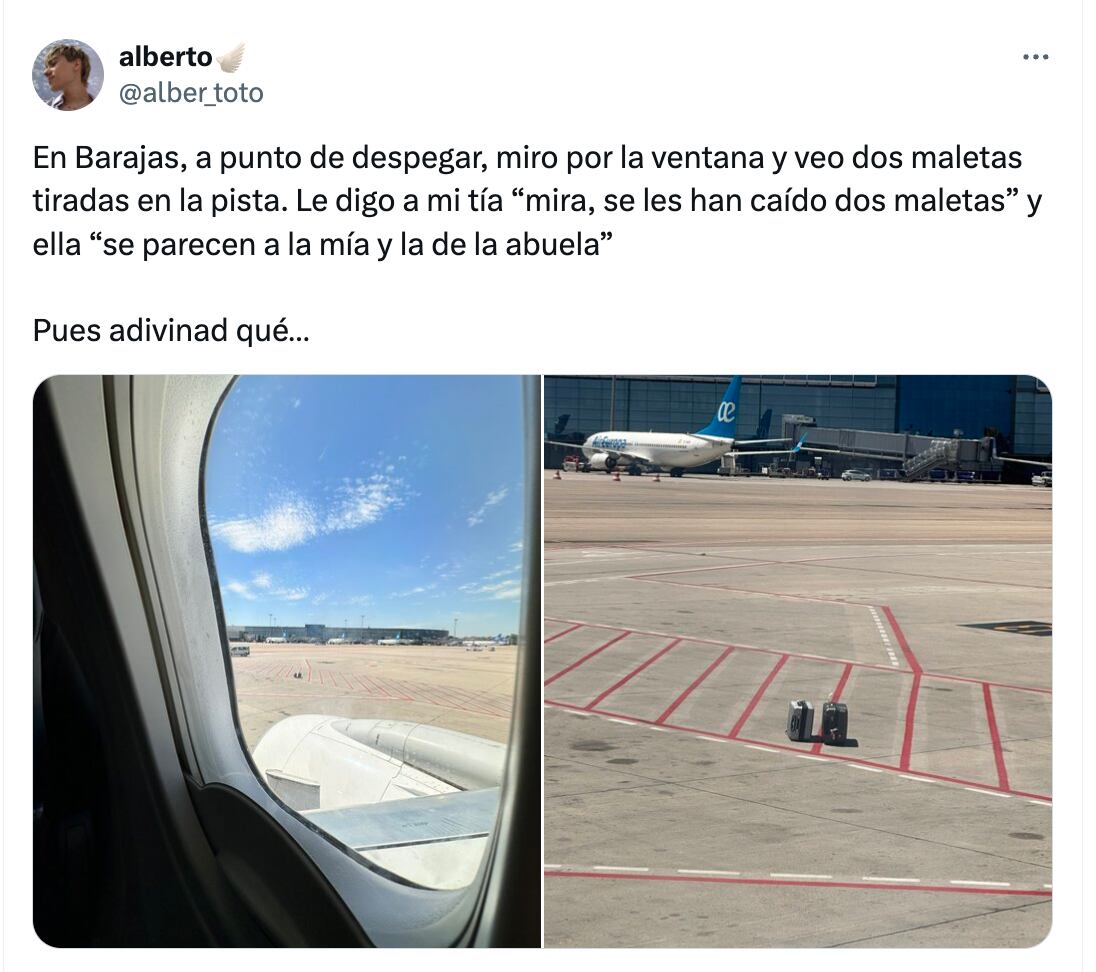 Virales- Estaba por despegar el avión, miraron por la ventana y descubrieron algo en la pista que las dejó sin palabras