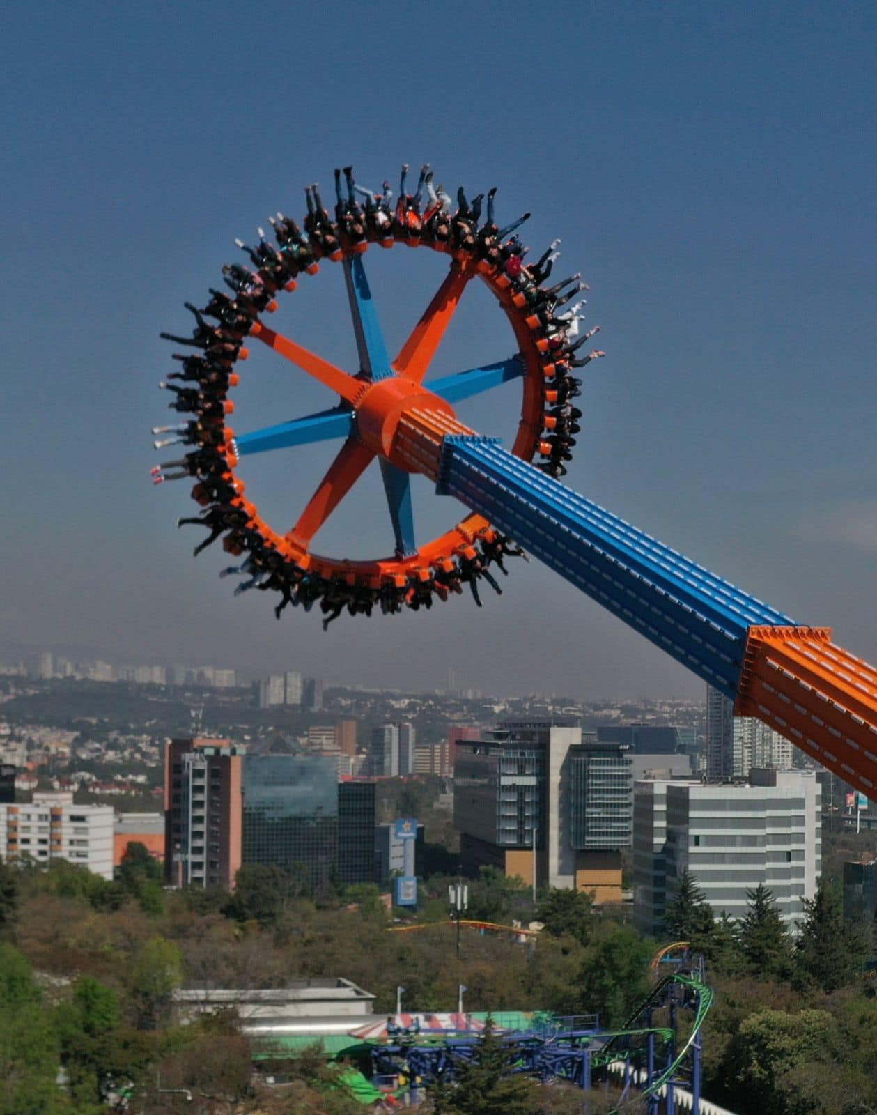 six flags méxico árboles tlalpan tala de árboles nuevo juego