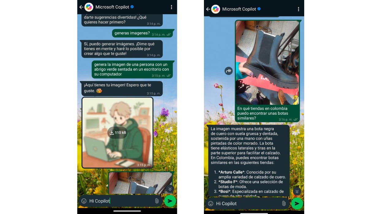 Copilot cuenta con la capacidad de generar imágenes en WhatsApp. (WhatsApp)