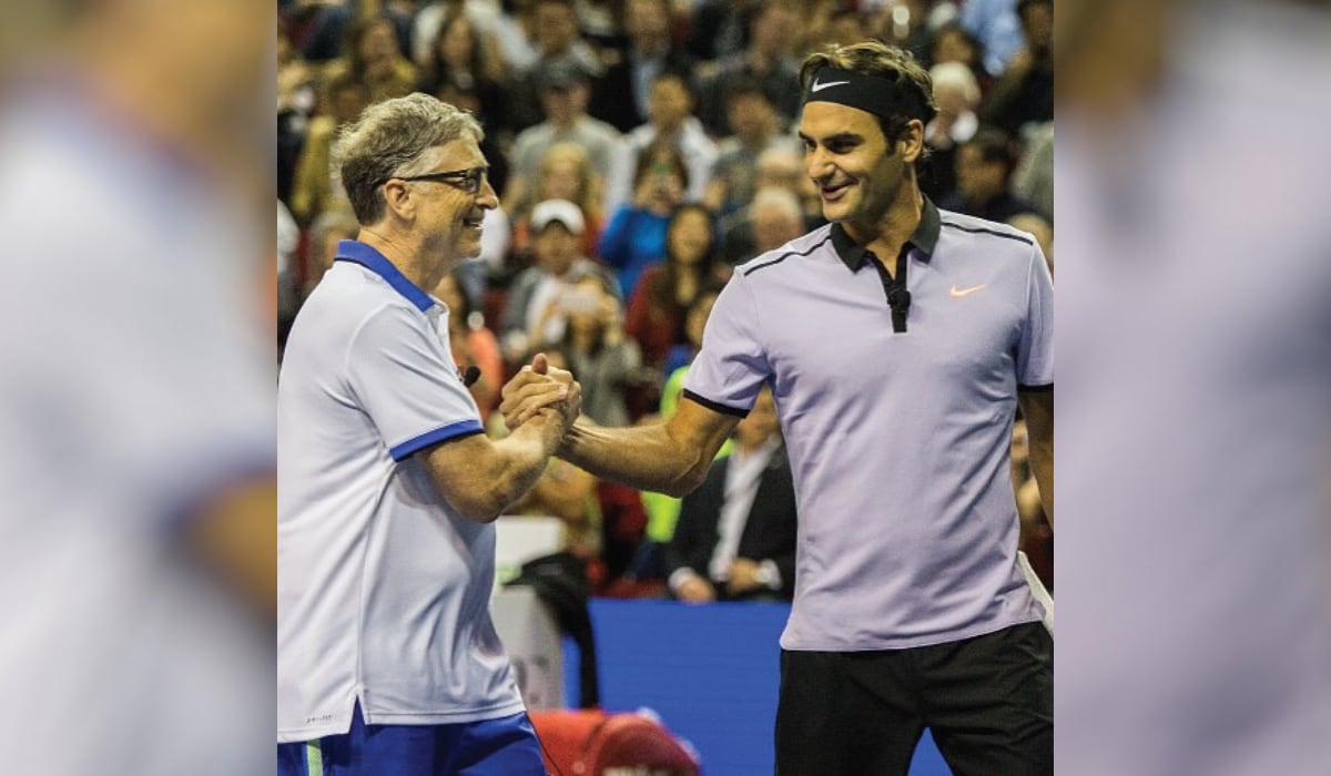 Bill Gates confesó que espera con emoción ver el nuevo documental de Federer. (Instagram: thisisbillgates)