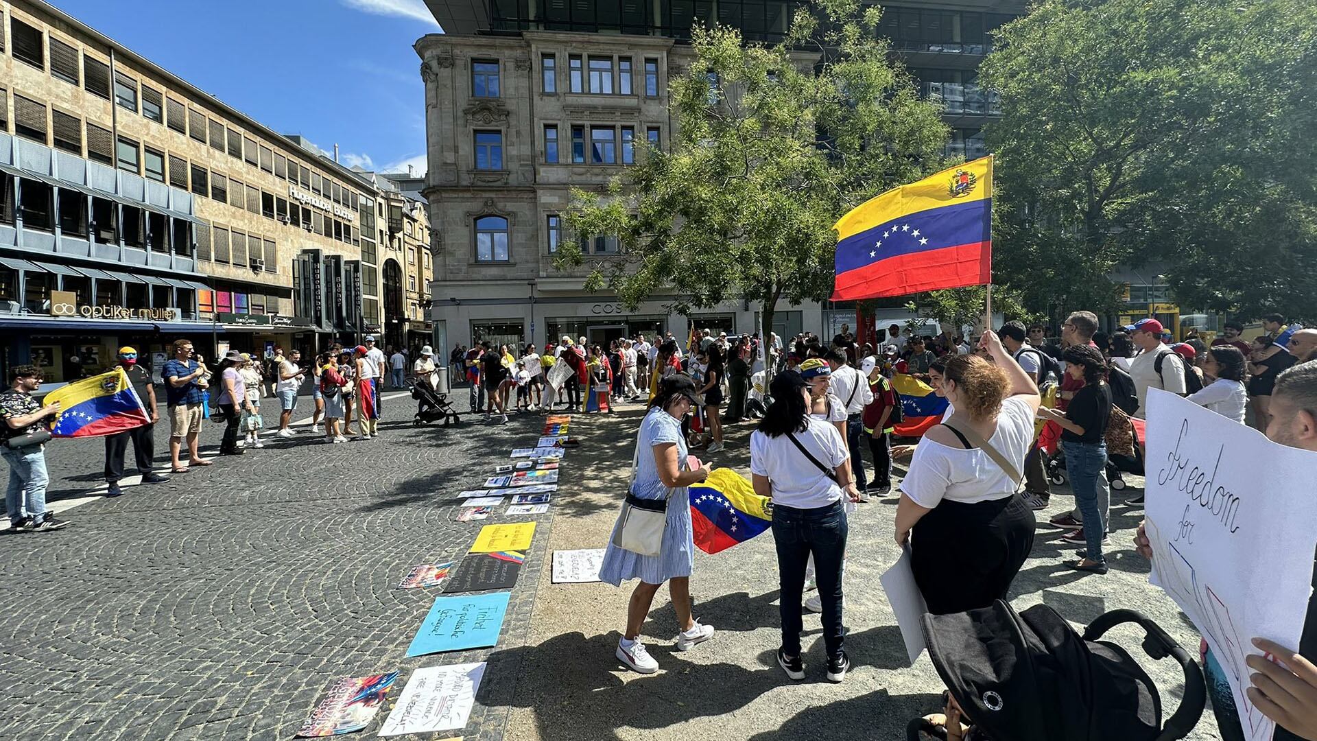 Venezolanos en Frankfurt