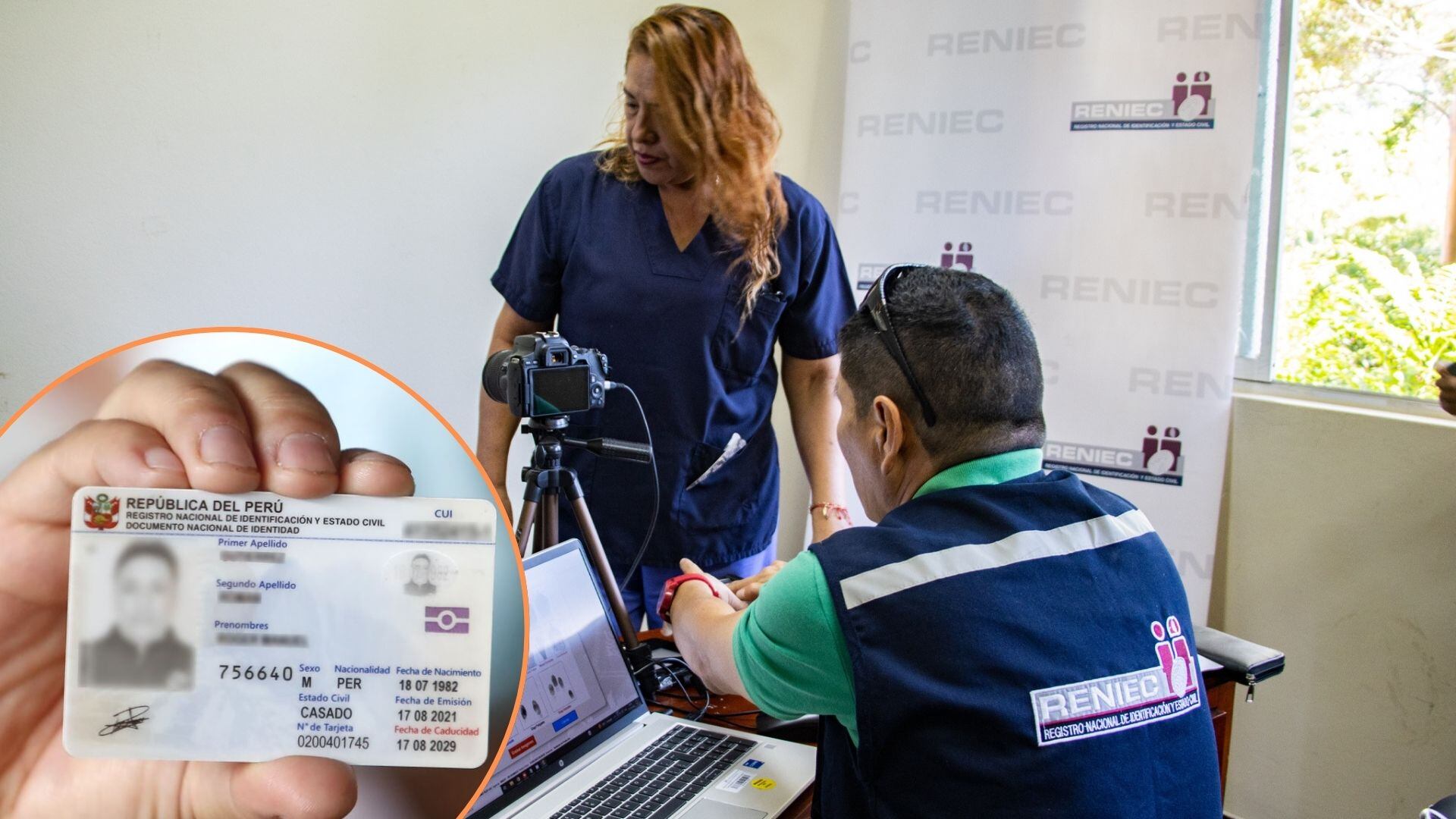 El personal del Reniec llega a diversos puntos del Perú para participar de las campañas itinerantes y ayudar a tramitar el DNI electrónico a la población.