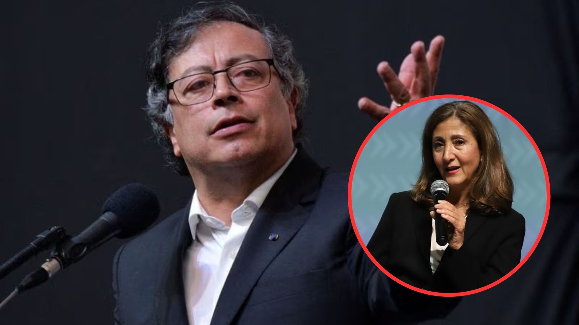 El presidente Gustavo Petro lanzó duros comentarios contra Ingrid Betancourt