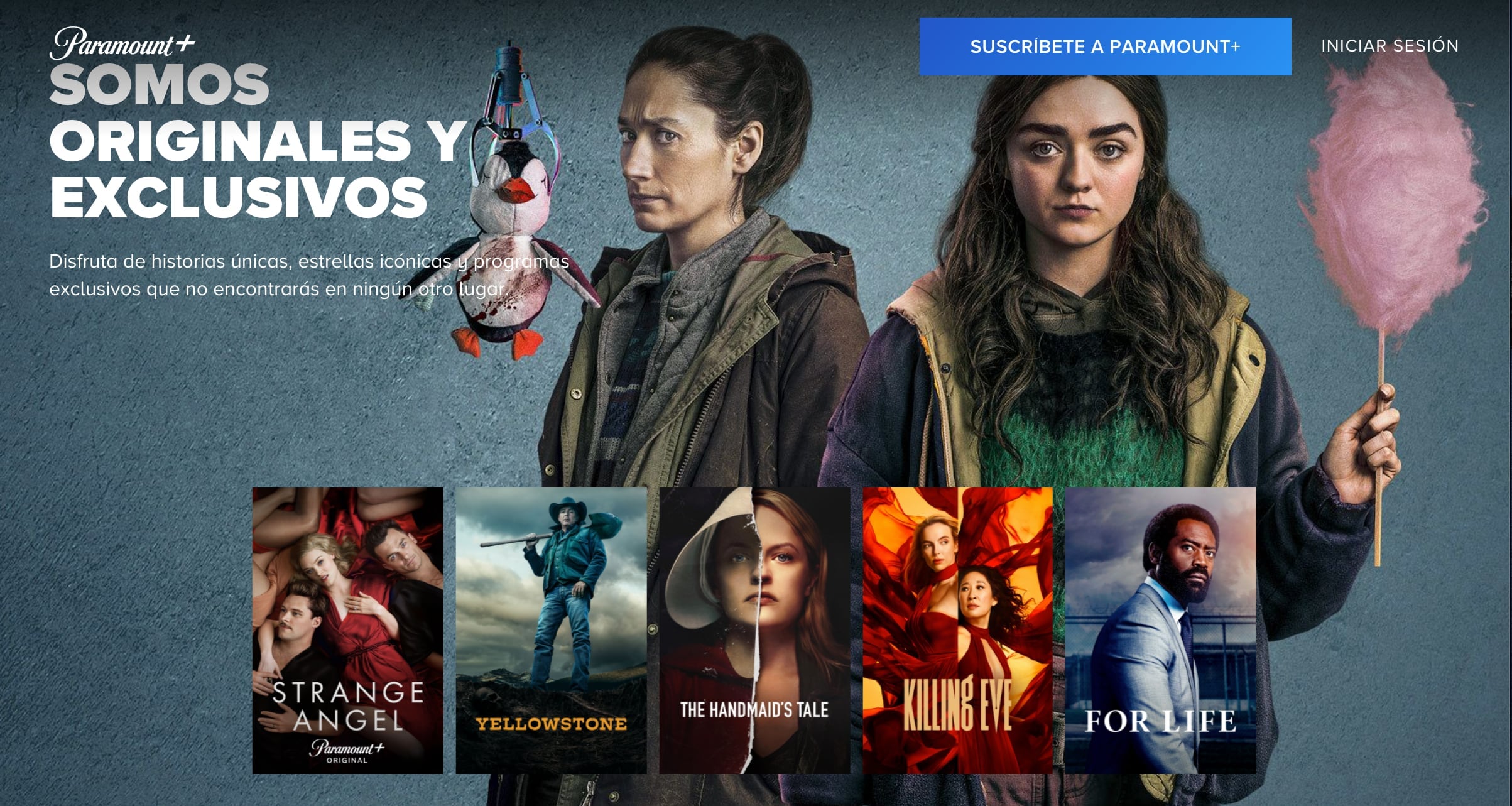 Paramount busca posicionarse entre las plataformas de streaming. (Captura de panatalla/paramountplus.com)