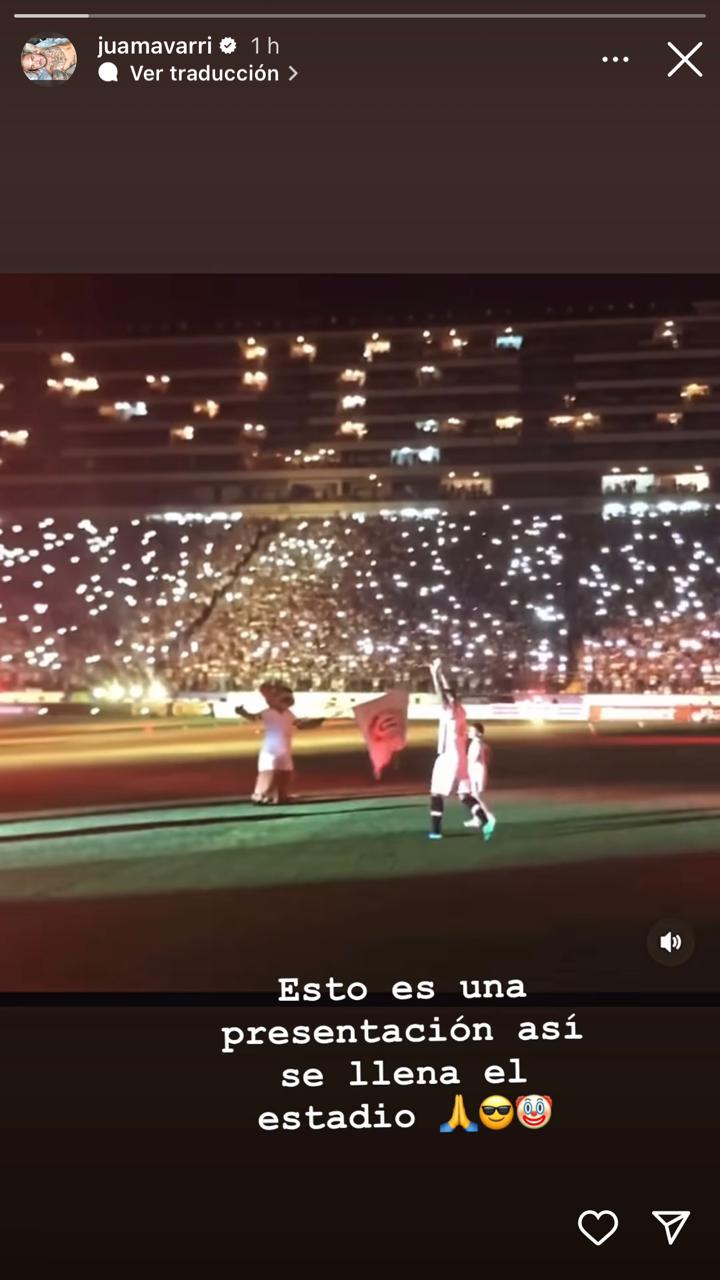 Juan Manuel Vargas y su post de burla en Instagram a la presentación de Paolo Guerrero en Alianza Lima.