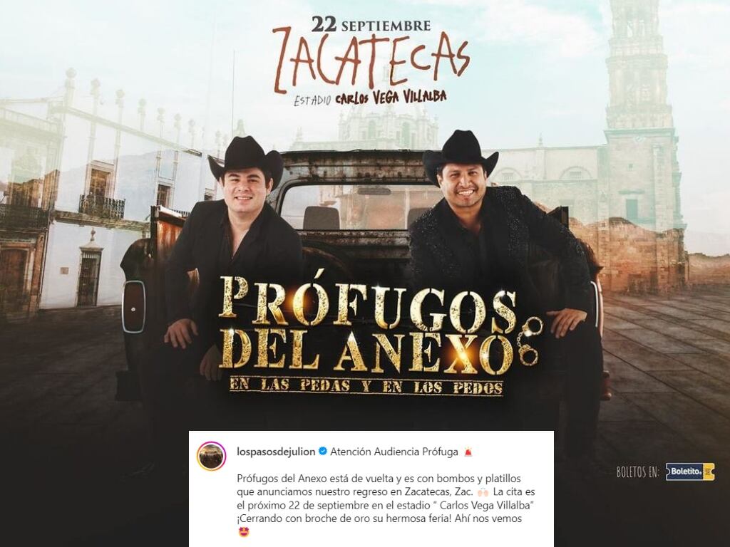 Los cantantes serán los encargados de cerrar la Feria de Zacatecas