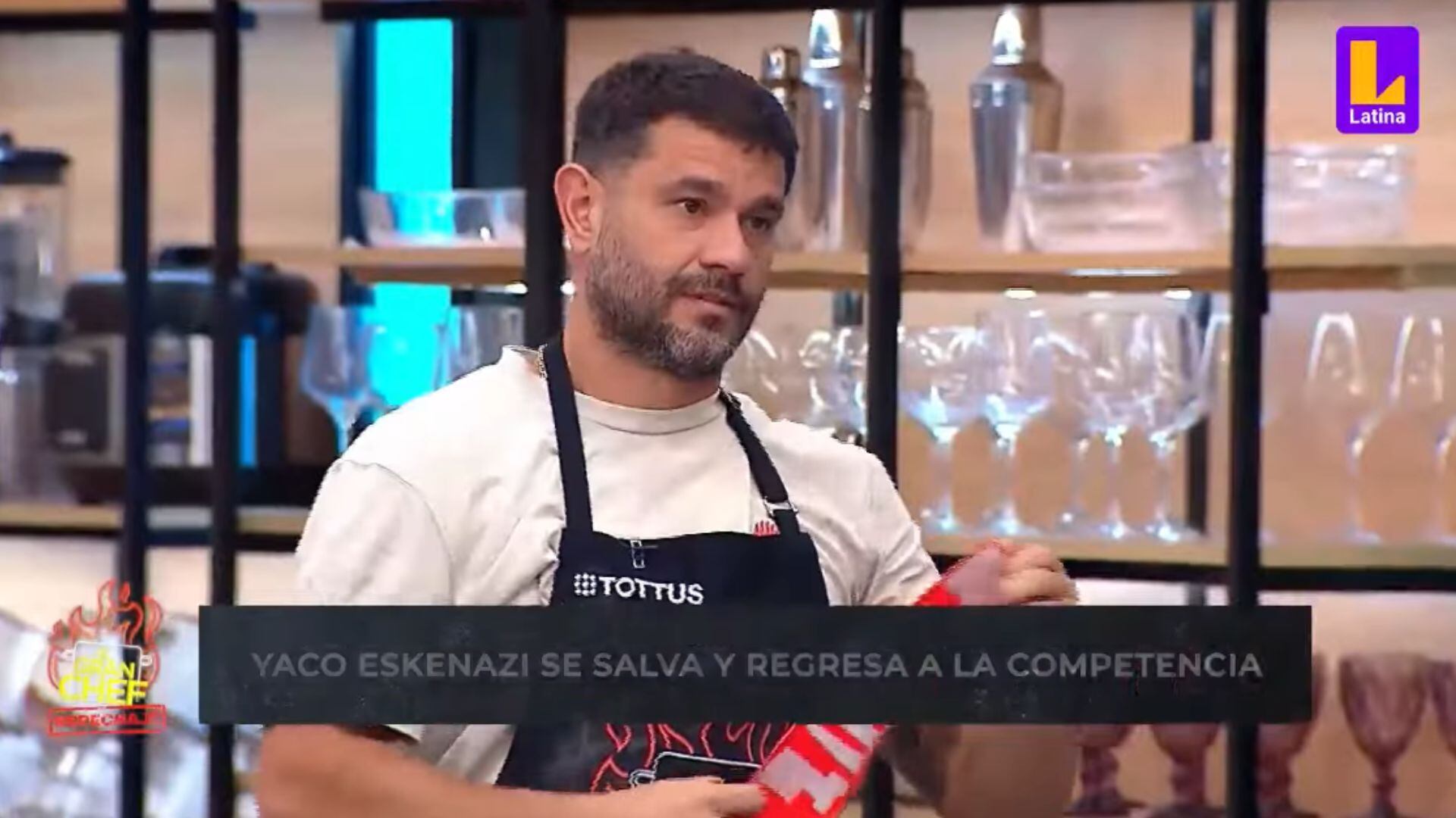 Yaco Eskenazi fue el primer participante eliminado en regresar a la competencia. Sin embargo, volvió a caer en sentencia. Captura/Latina TV