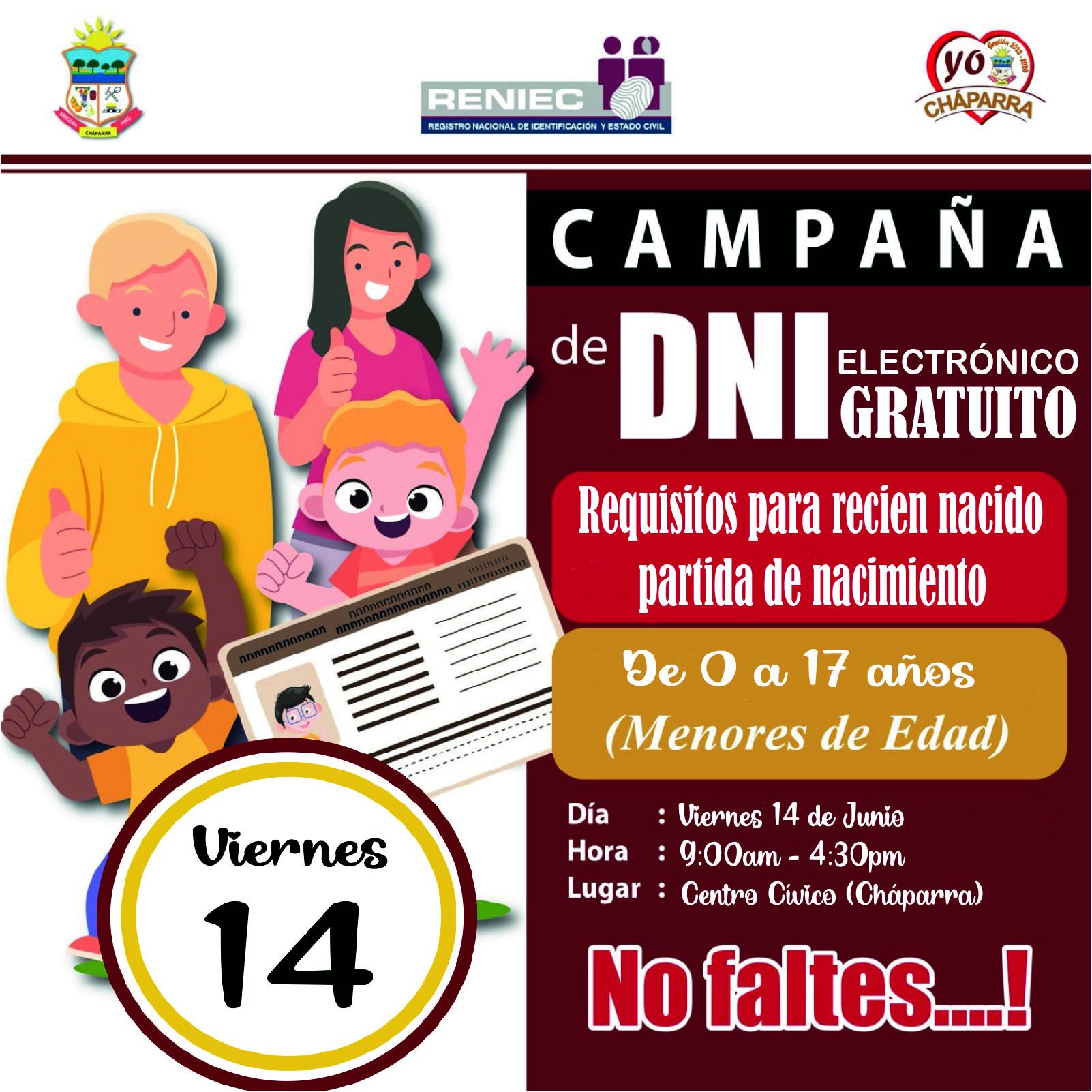 Las municipalidades vienen colaborando con el Reniec para organizar las campañas itinerantes.