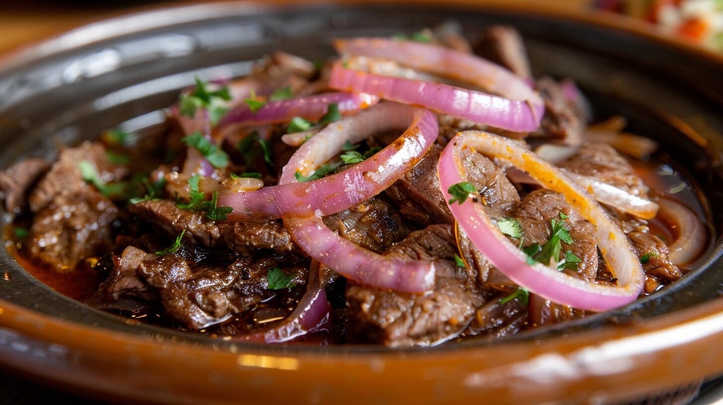 Bistec Encebollado