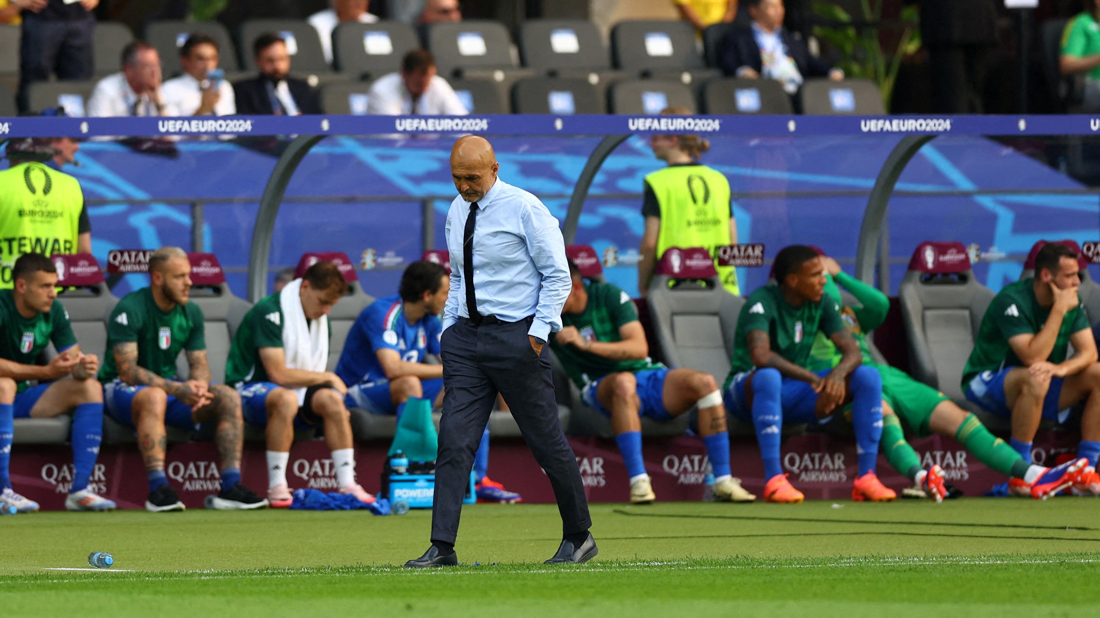 Luciano Spalletti fue apuntado por el plantel de Italia tras la eliminación de la Eurocopa (REUTERS/Lee Smith)