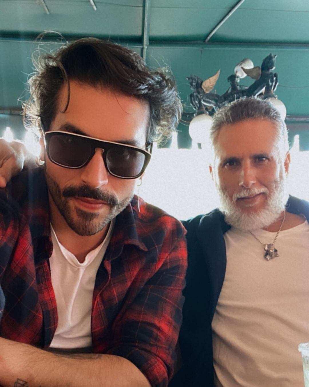 Brian Moreno y Marlon Moreno en una foto de sus redes sociales