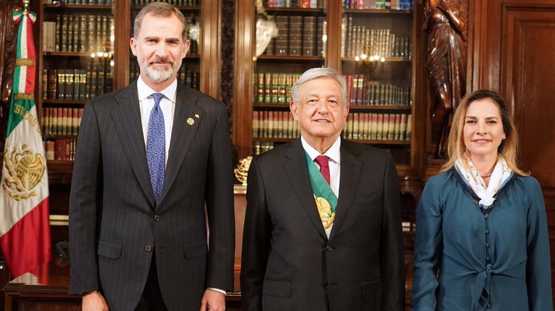 Felipe VI visitó México para la toma de posesión de López Obrador, en diciembre de 2018. (Foto: Presidencia del México)