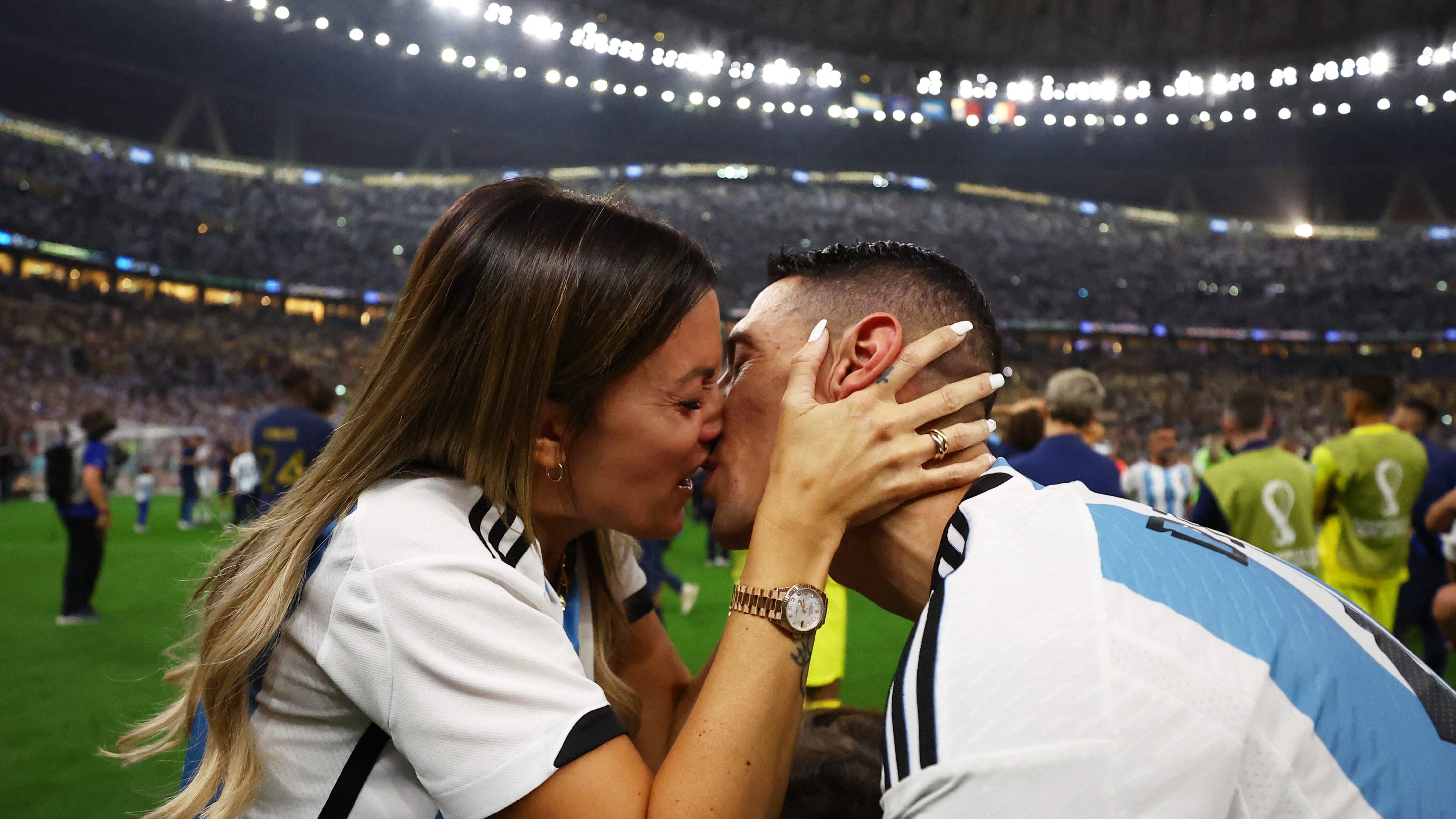 Jorgelina Cardoso es clave en la vida de Ángel Di María (REUTERS/Lee Smith)