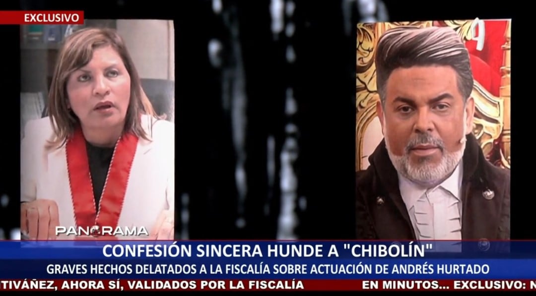 Iván Siucho hunde a Andrés Hurtado y a la fiscal Elizabeth Peralta: los acusó de extorsionarlo con $100 mil. (Captura: Panorama)