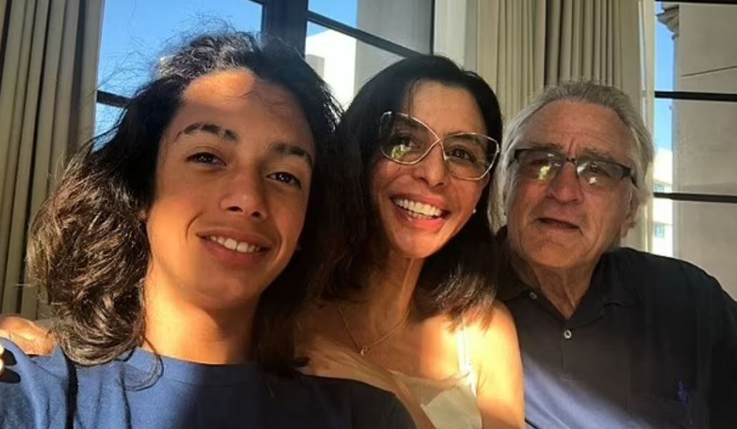 Robert De Niro junto a su hija Drena y su nieto Leandro (Instagram)