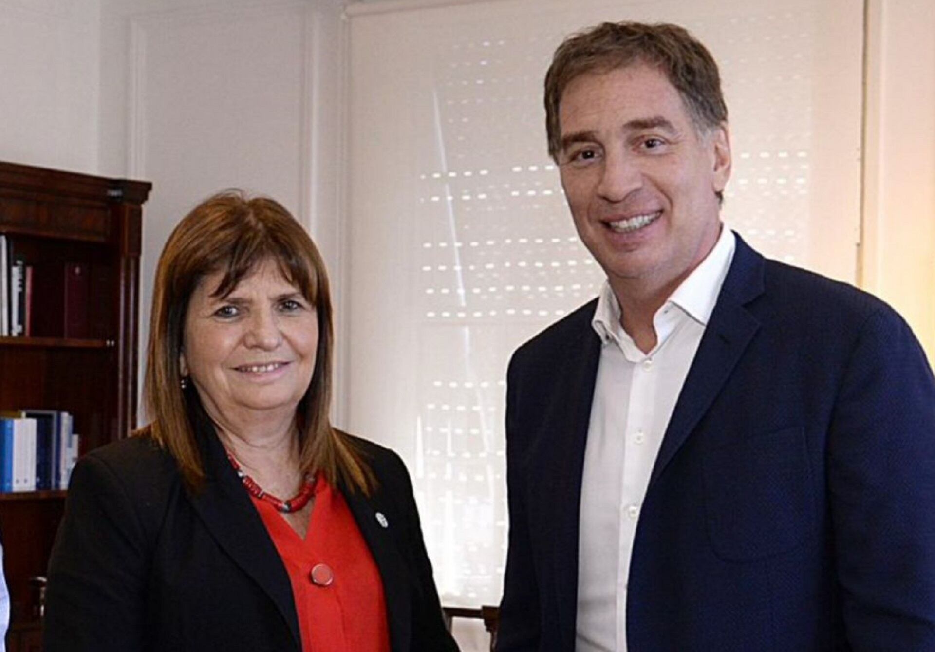 Patricia Bullrich y Diego Santilli