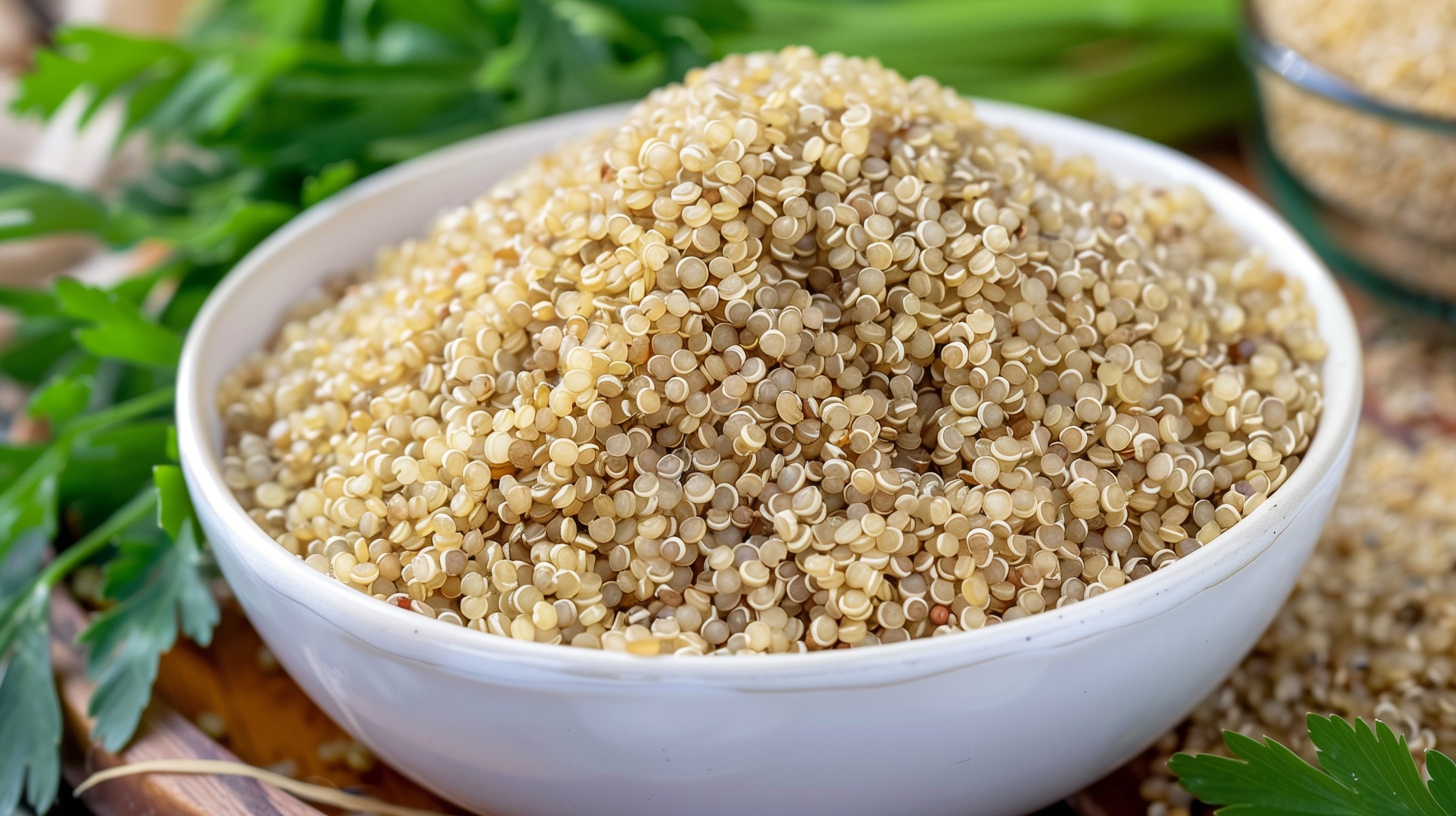 Quinoa integral, superfood, fuente de proteínas, beneficios para la salud, grano ancestral, recetas veganas, nutrición balanceada. - (Imagen Ilustrativa Infobae)