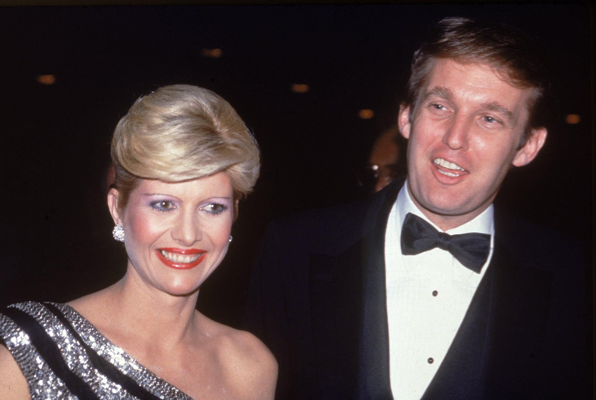 Donald e Ivana Trump en 1982 (Getty Images) 