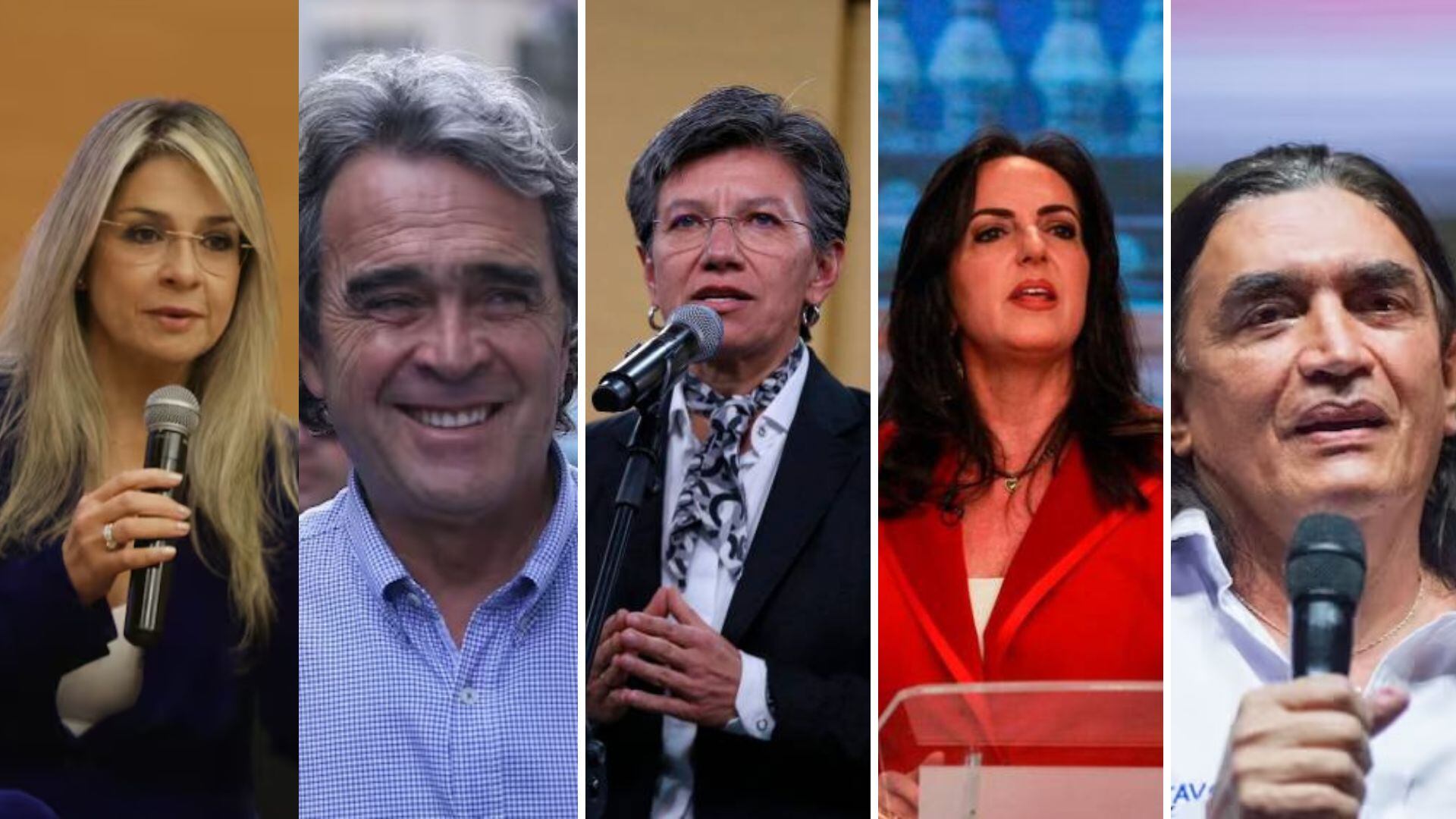 Estos son los candidatos que también aparecen en la encuesta del CNC - crédito Colprensa