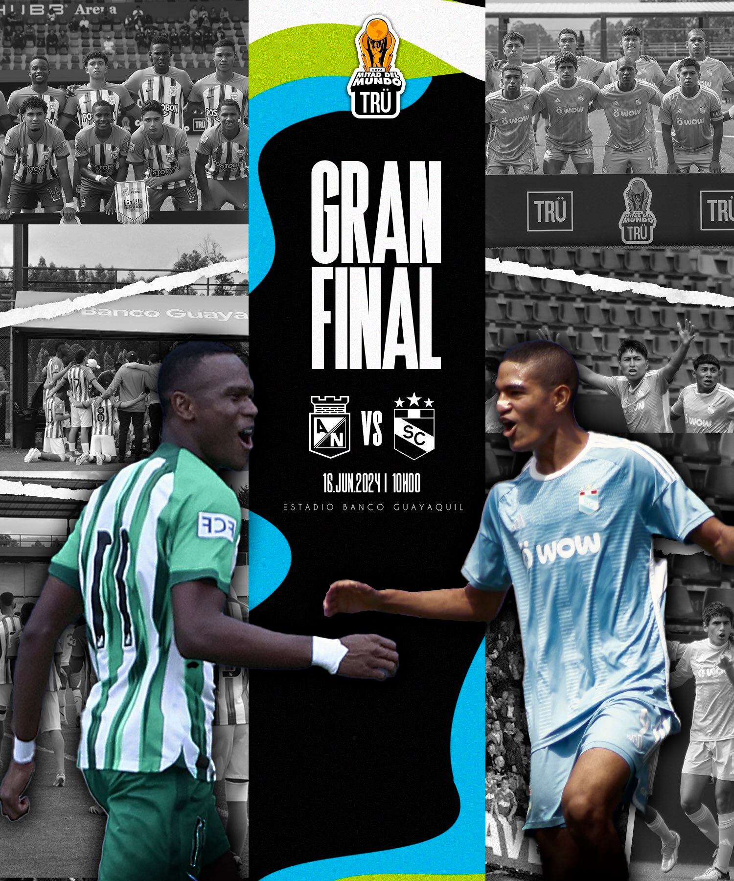 Sporting Cristal vs Atlético Nacional por el título de la Copa Mitad del Mundo.