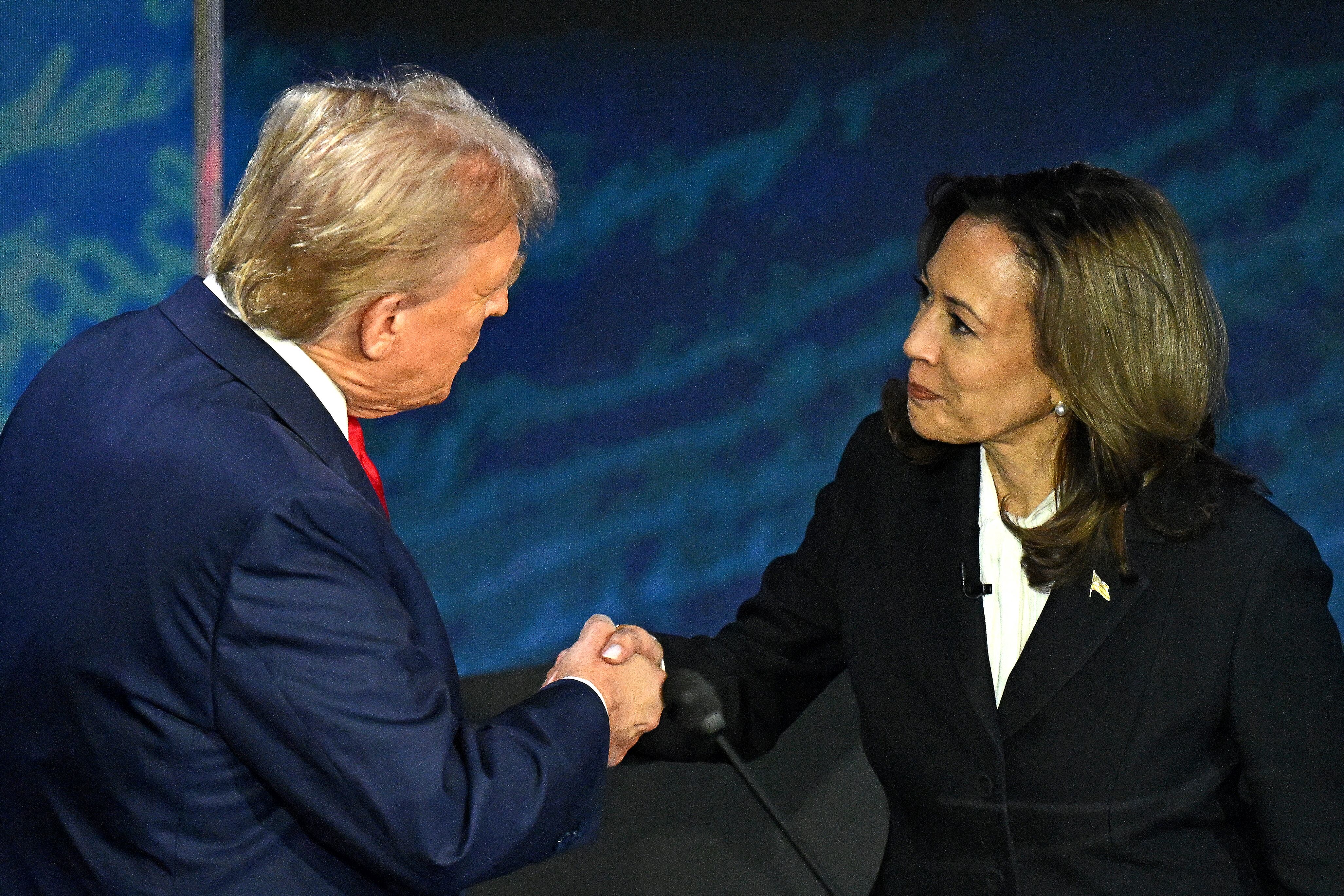 Donald Trump y Kamala Harris debate presidencial