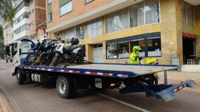 Las motos son las más afectadas en Bogotá. Fuchi lanzó propuesta para tarifa justa en traslados y reduce persecución a motociclistas - crédito Secretaría de Movilidad