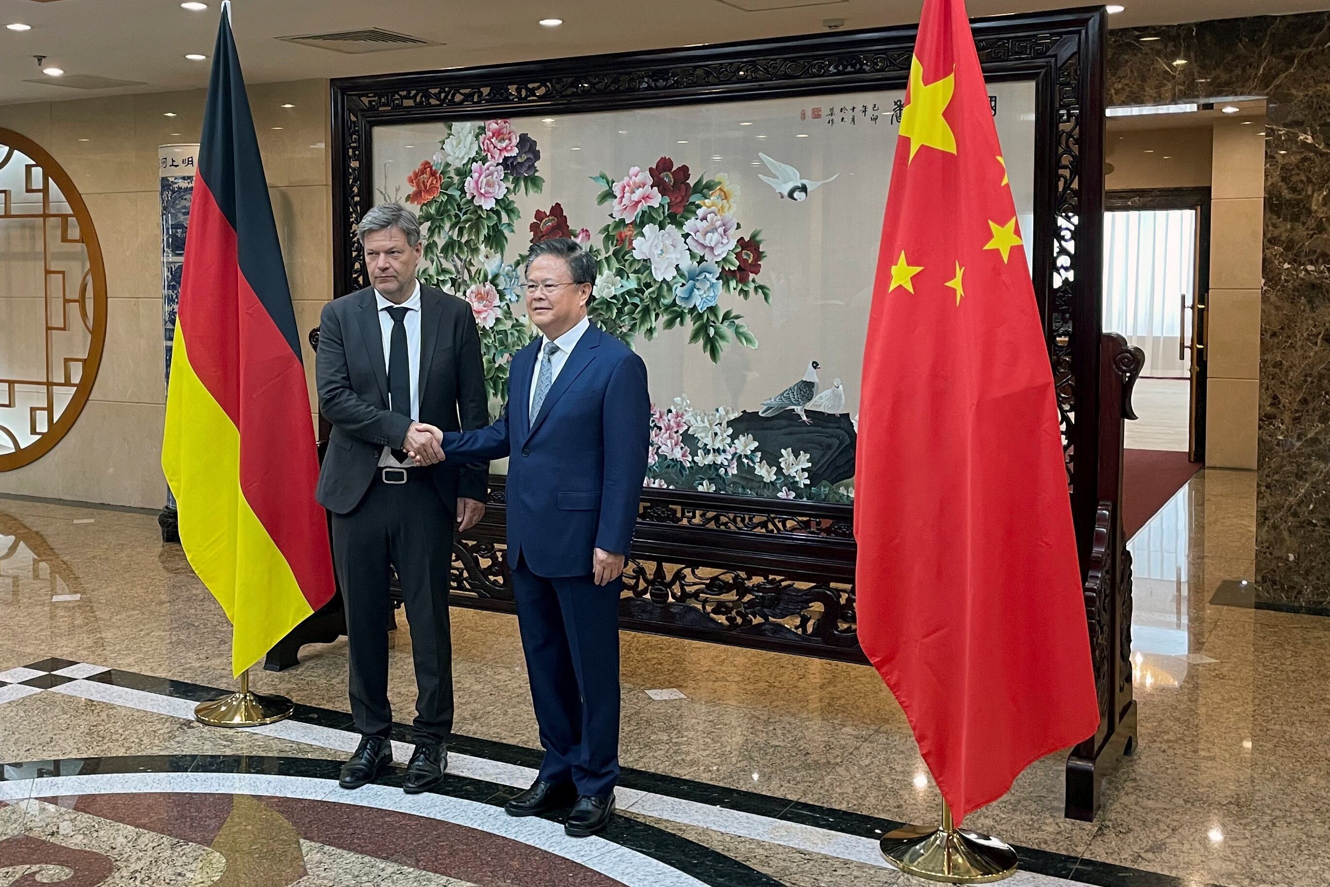 Robert Habeck se encuentra en una gira por China (REUTERS/Maria Martinez)