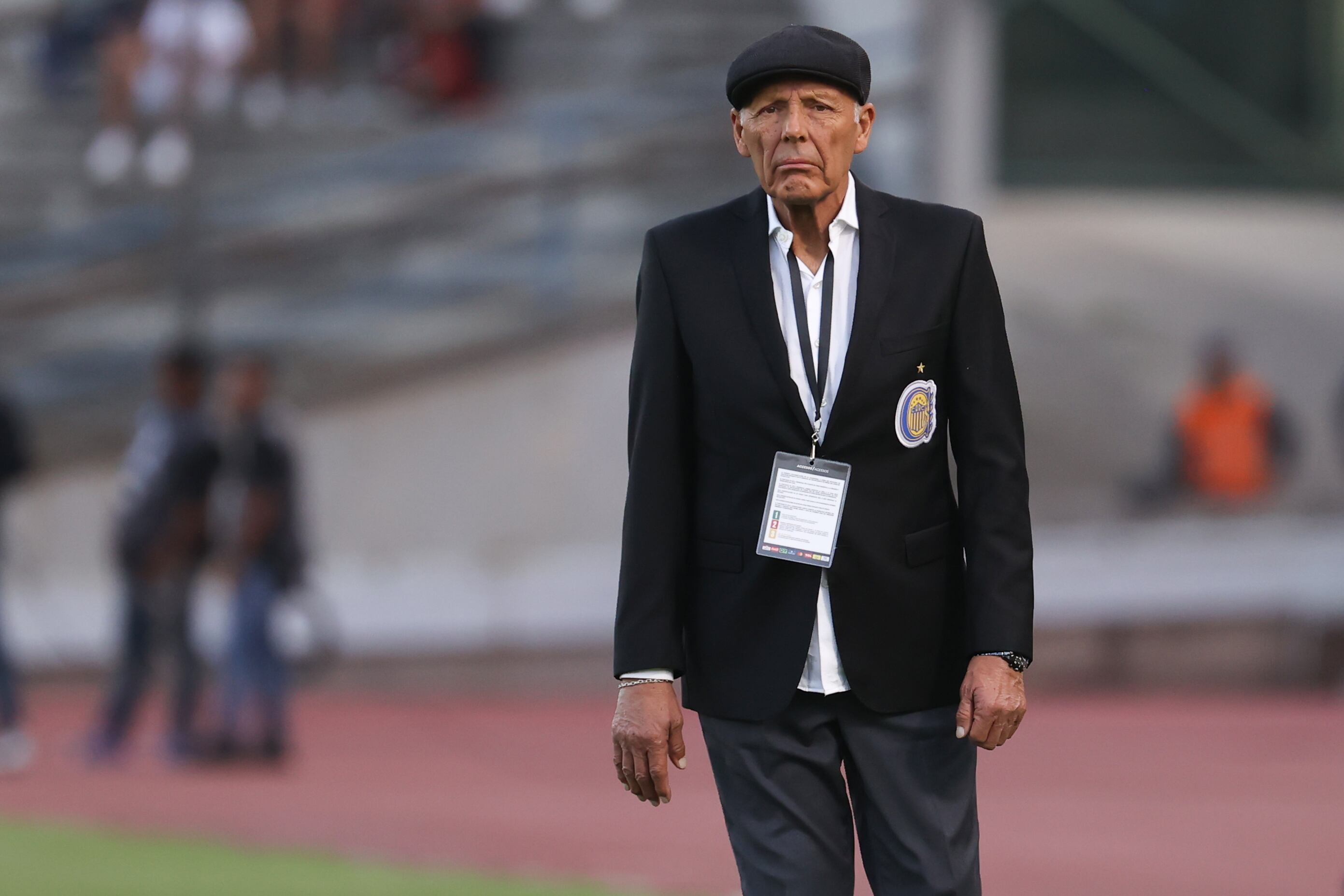 Fotografía del pasado 23 de abril de Miguel Ángel Russo en Rosario Central. Foto: EFE/ Miguel Gutiérrez
