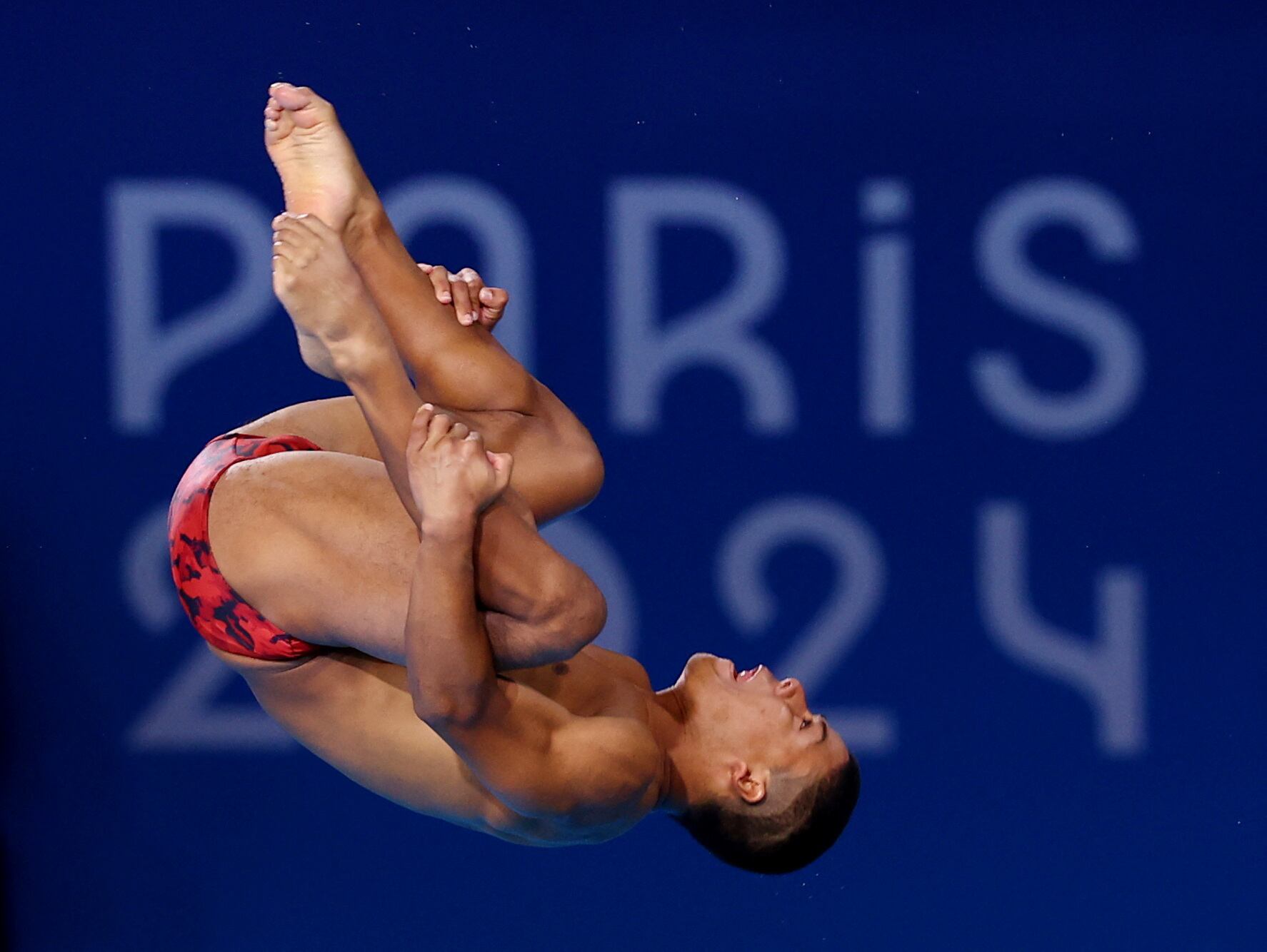 Luis Felipe Uribe Bermúdez se ubica en el segundo lugar de salto en trampolín 3 metros. (Crédito: REUTERS/Hannah Mckay)