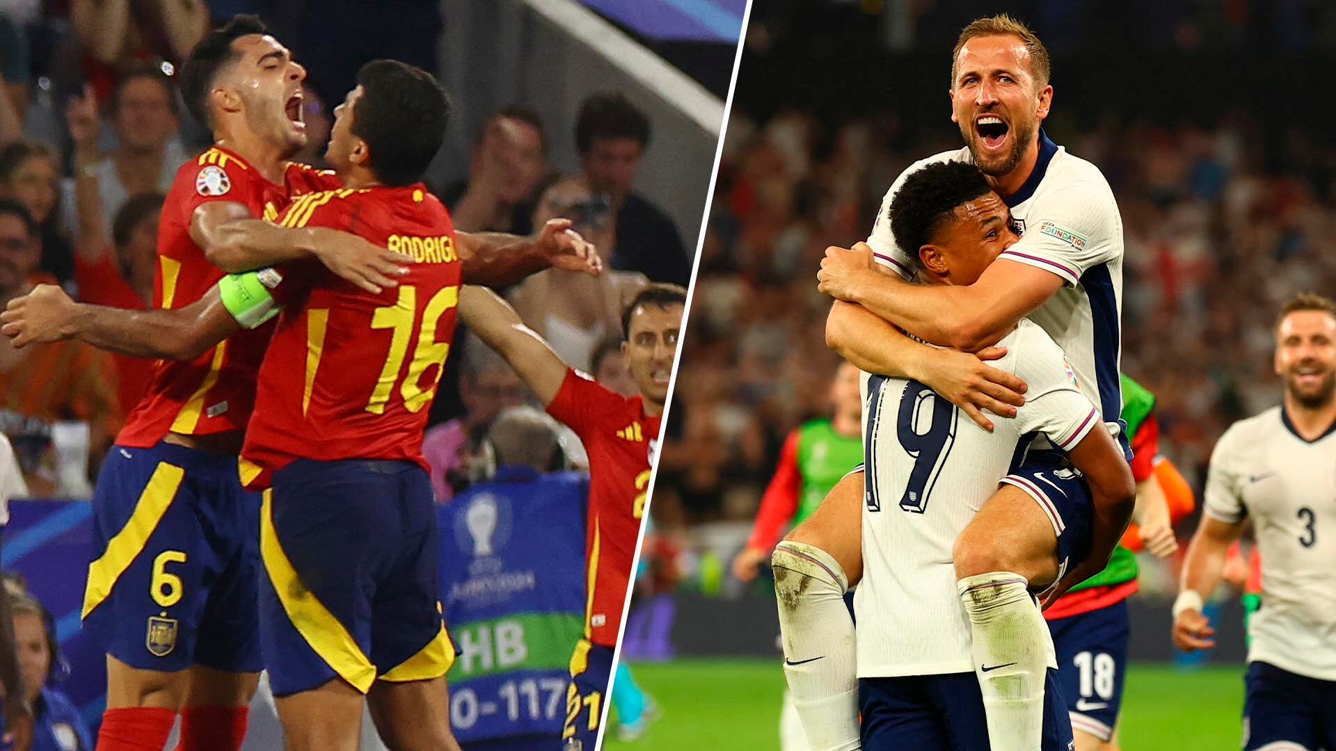 Partida España Inglaterra Euro