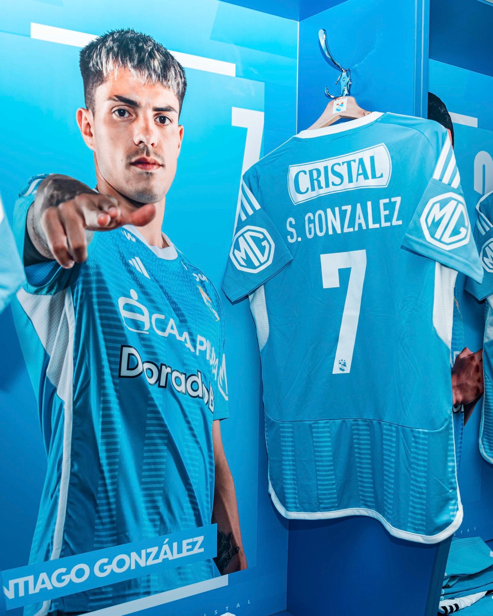 Los jugadores de Sporting Cristal ya están listos en el estadio Alberto Gallardo para el duelo con César Vallejo. - créditos: Sporting Cristal