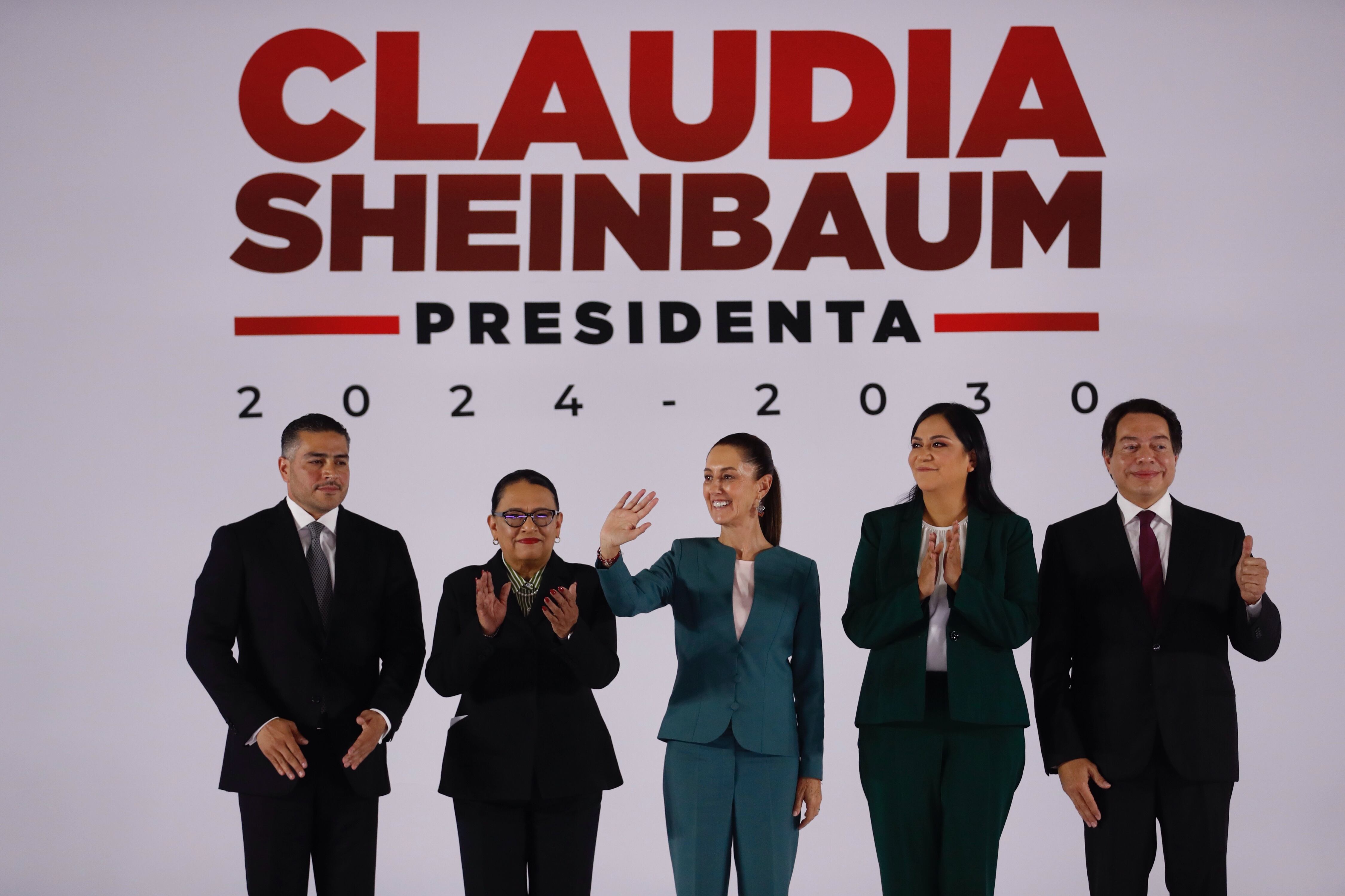 Claudia ha hecho poco a poco los nombramientos. (Foto: EFE/Sáshenka Gutiérrez)
