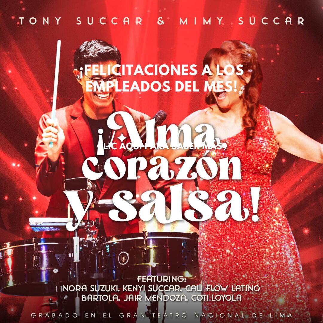 Tony y Mimy Succar deslumbran con ‘¡Alma, Corazón y Salsa!’ y preparan su debut para el cine.