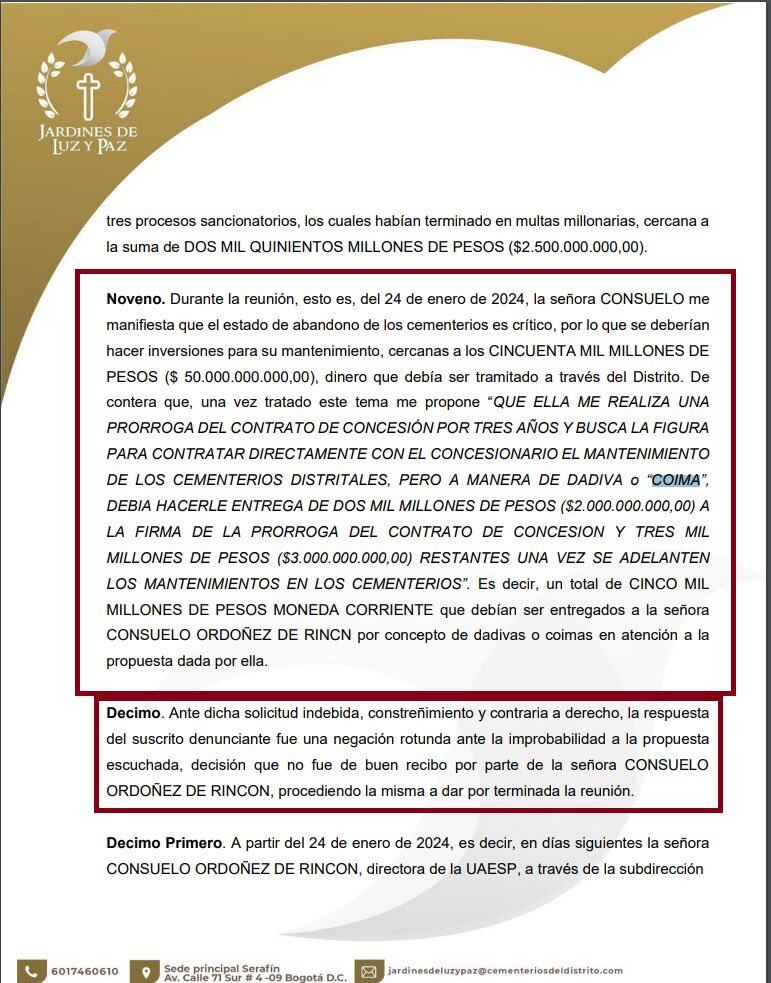 Demanda penal contra Consuelo Ordóñez, directora de la Uaesp - crédito Redes sociales