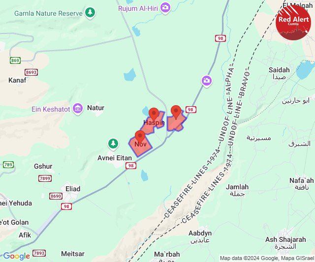 Se activaron las sirenas de alerta en la frontera con El Líbano