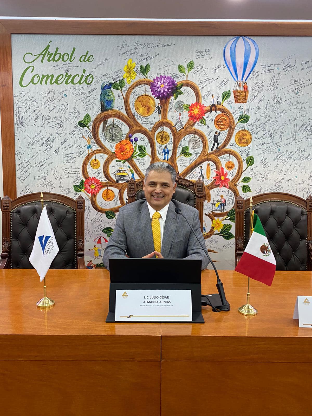 foto de Julio César Almanza, presidente de la Fenaco en Tamaulipas, asesinado el martes 30 de julio en Matamoros