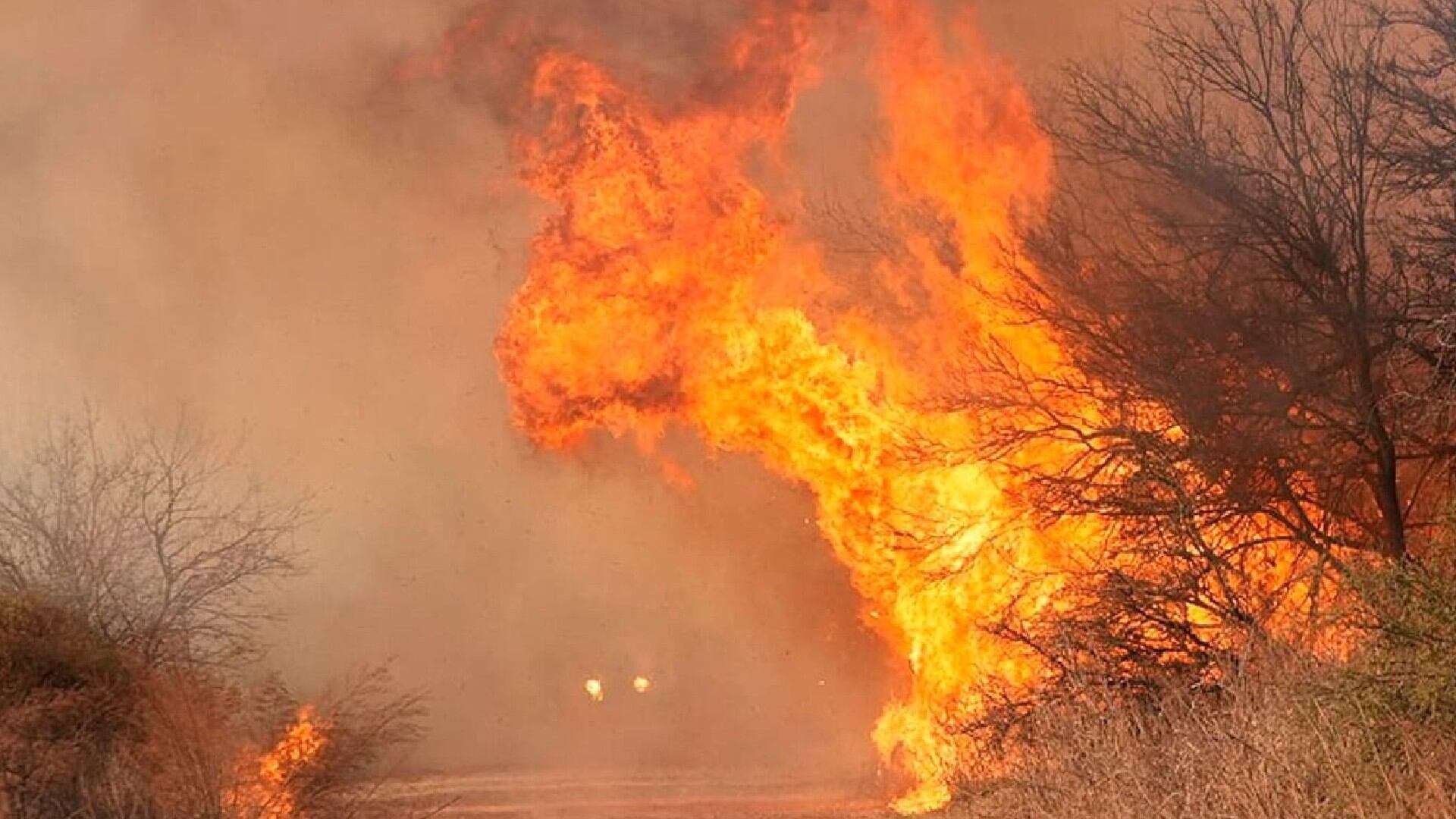 Incendio en La Calera