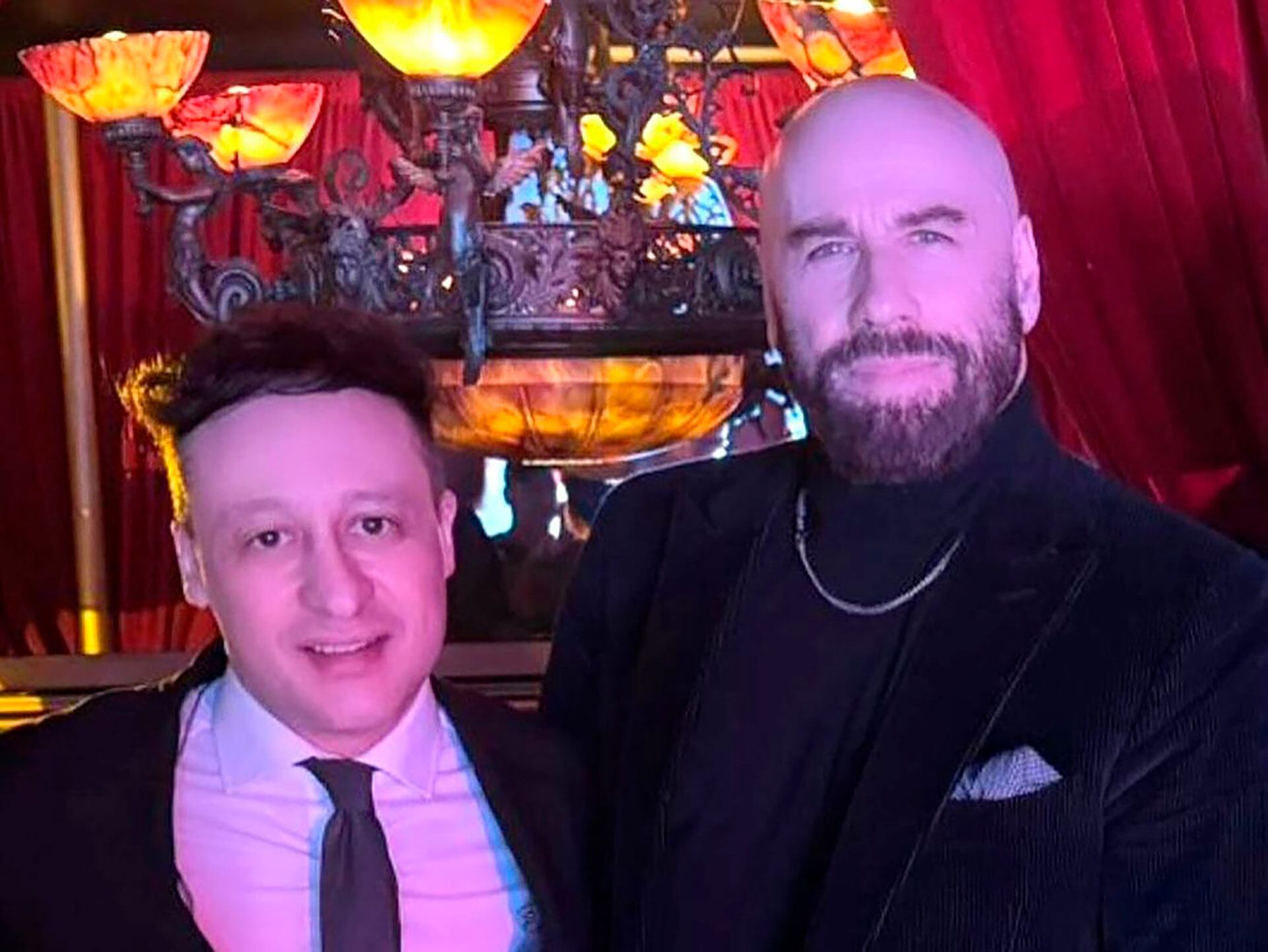 En su visita a Buenos Aires, John Travolta visitó una tanguería